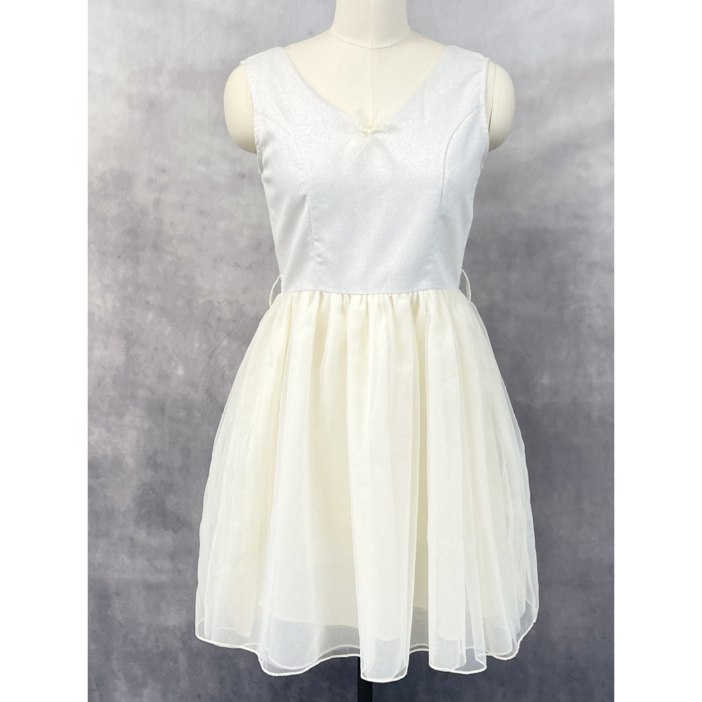 Comme Toi Dress Womens Medium Shimmer Tulle Coquette Balletcore Girly Romantic